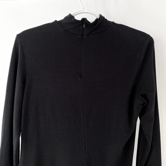 Ann Taylor Black Long sleeve Turtleneck Top Size Medium - Picture 7 of 9